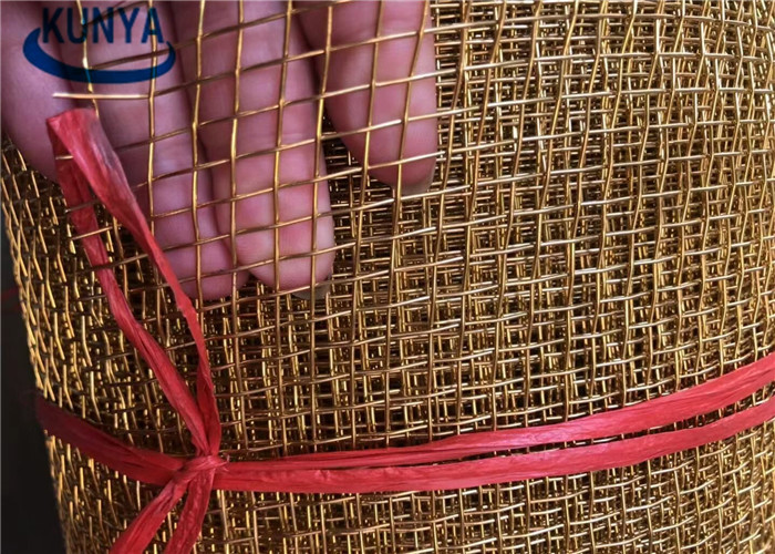 RFI Bronze Metal Mesh Brass Wire Cloth Screen 50m Rectangle Copper