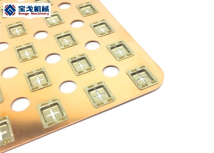 Copper Material Car Battery Terminal Connectors Busbar with Nickel Tag