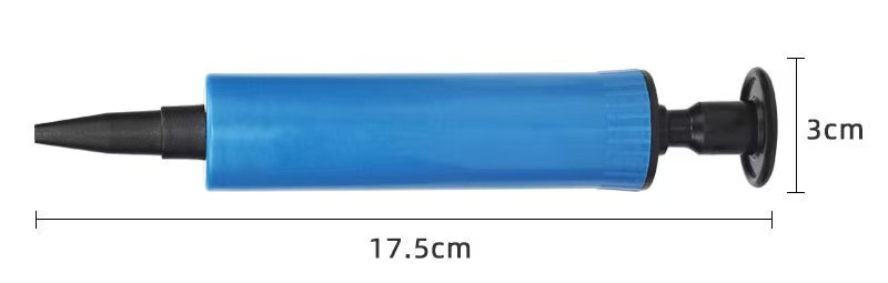 Single Item 17*3cm Colorful Mini Manual Air Helium Balloon Pump For Latex Balloons