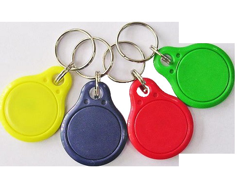 Custom RFID Key Fob 125khz Programmable NFC Keychain Tag For Access Control