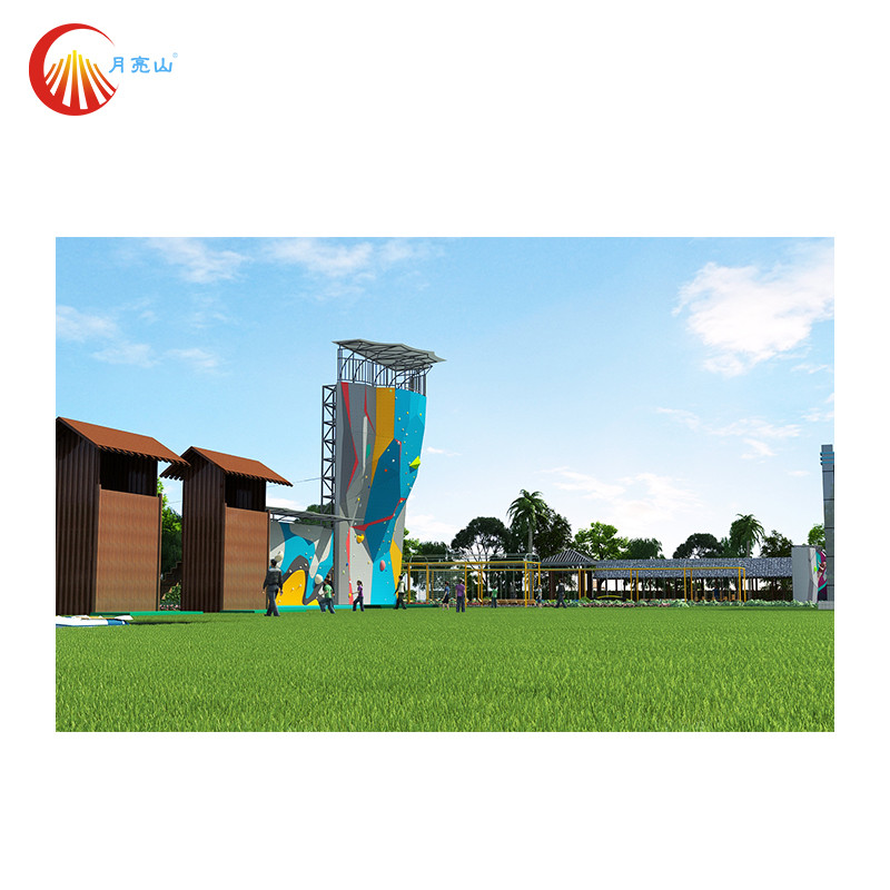 Trampoline Park Outdoor Bouldering Wall Gym Artificial Climbing Wall ISO9001