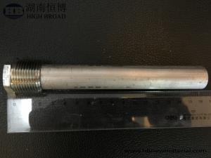 China Extruded magnesium alloy anode, Magnesium rods for water heaters and geysers, gas water heater anode rod on sale
