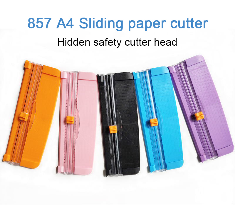 Convenient DIY Paper Cutter Multifunctional Manual A4 Paper Trimmer with Safety Design