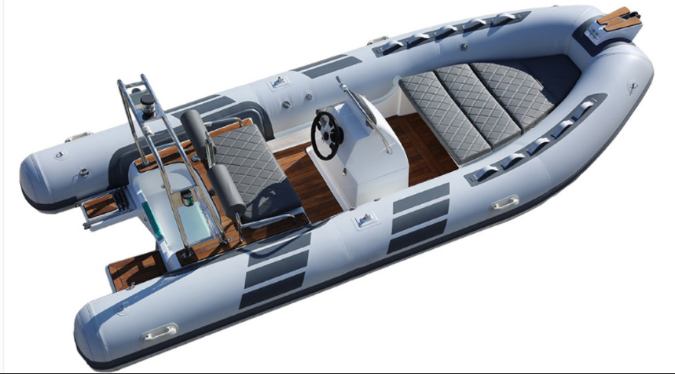 2022 orca hypalon rigid rib boat 16ft with fuel tank light grey rib480D with sundeck