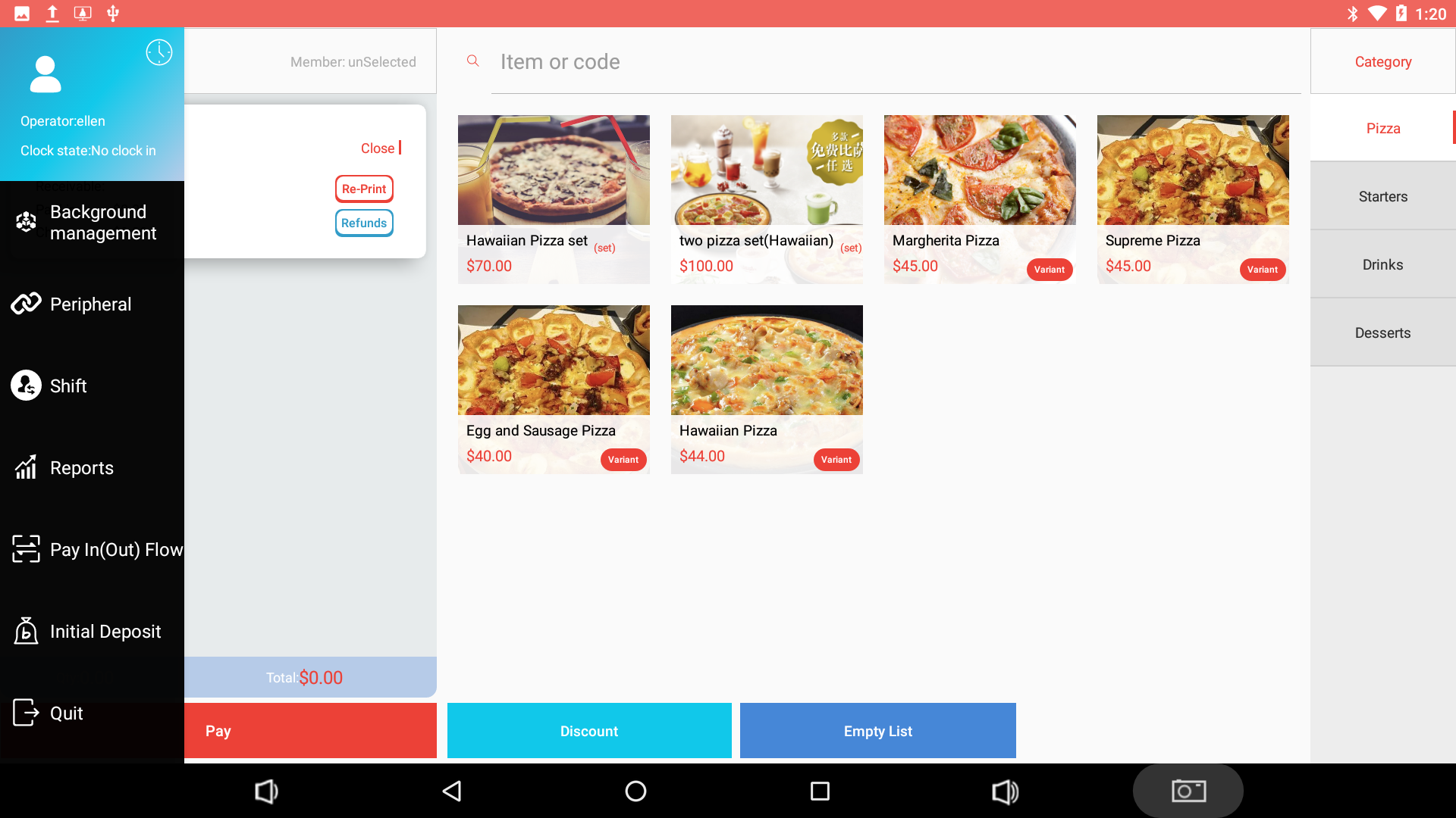Convenient POS Retail Software for Supermarket Restaurant Grocery Bakery Retail Store