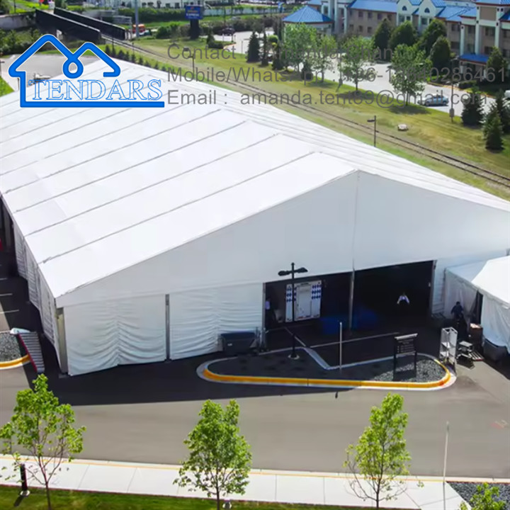 Custom Permanent Aluminum Outdoor Pvc Industrial Warehouse Large Storage Tents