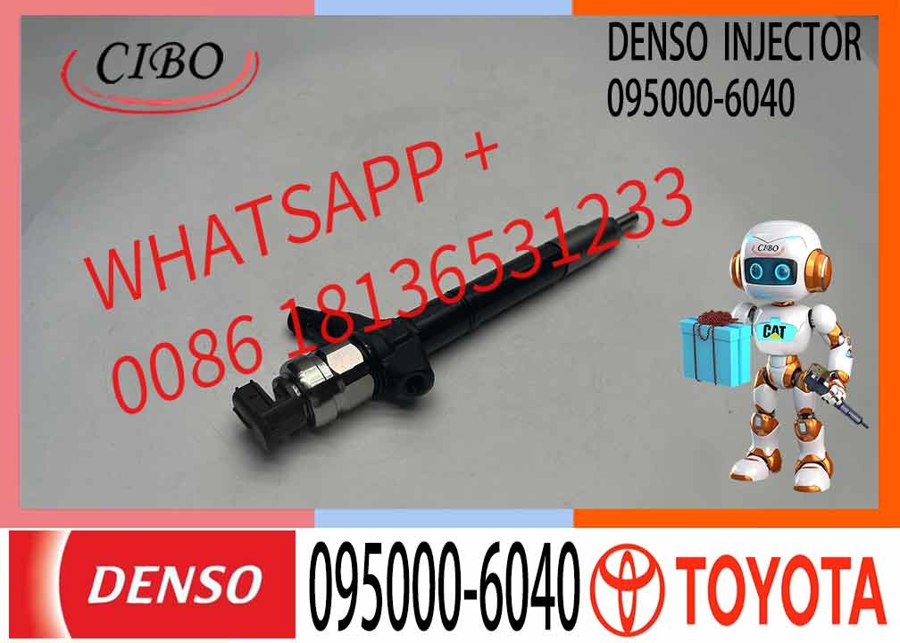 095000-6040 Man Truck Injector 0445111007 Injector Diesel Fuel For 23670-0R020 2AD-FTV Diesel Engine