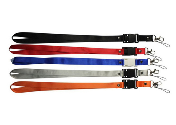 Customized Logo Red Neck Strap Usb Flash Drive , Necklace Usb Stick Gift Box Packed