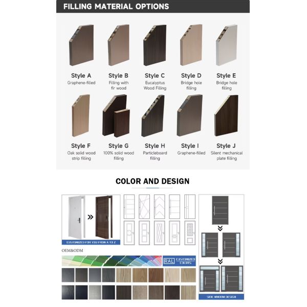 Modern YATTON Thermal Break Aluminum Pivot Door & Window Waterproof Use Exterior Outdoor for Villas Apartments