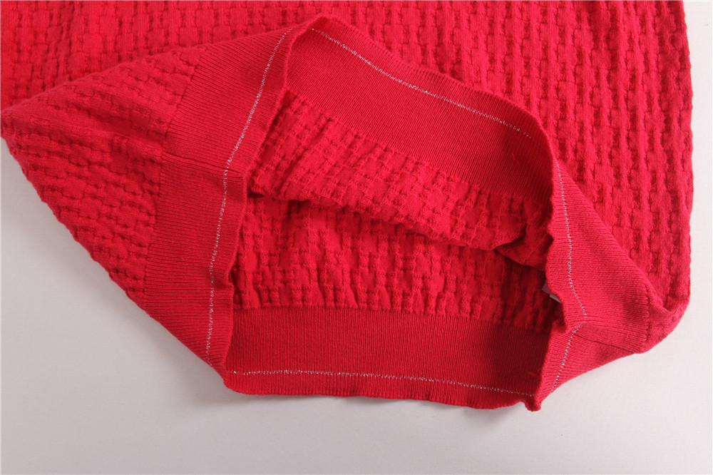 18% Polyamide Ladies Loose Knitted Sweater Pullover Long 46/48