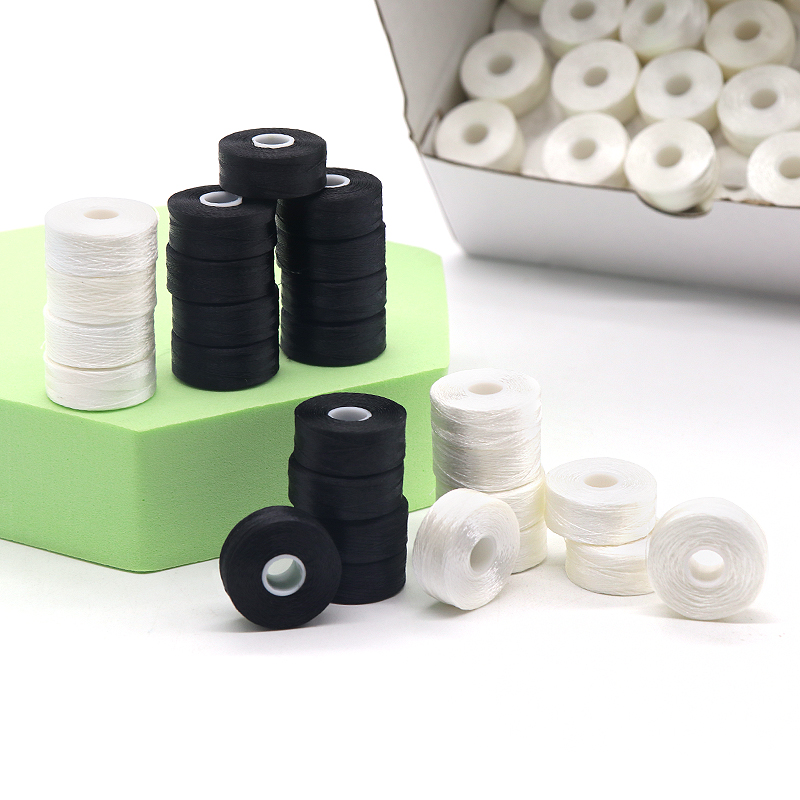 25 Count Filament Yarn Sewing Bobbins High Tenacity Thread with Storage Box and Case