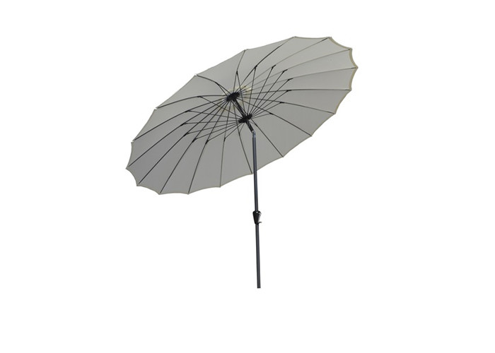 Aluminium Outdoor Sun Umbrella , Waterproof Fiberglass Patio Umbrella