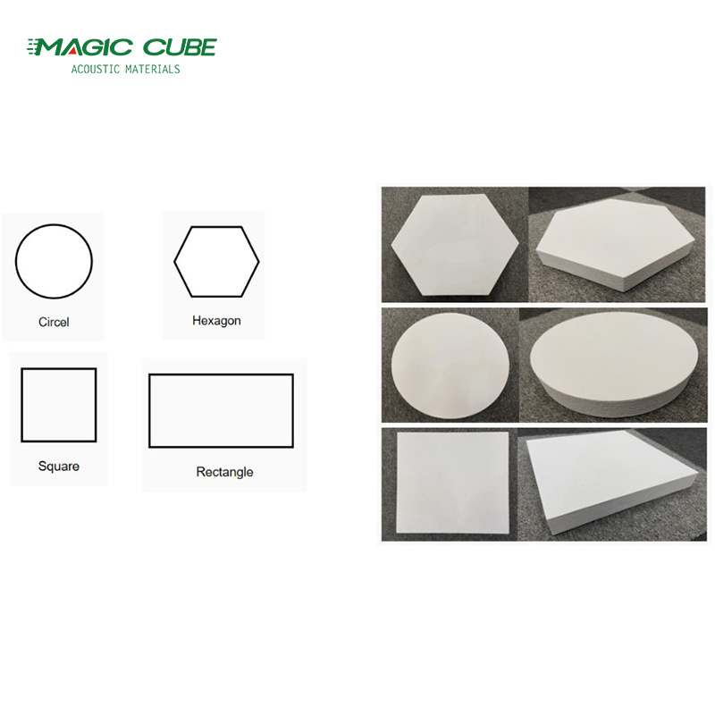 9mm Thickness Polyester Fiberglass Ceiling Panel For Modern Interior Design