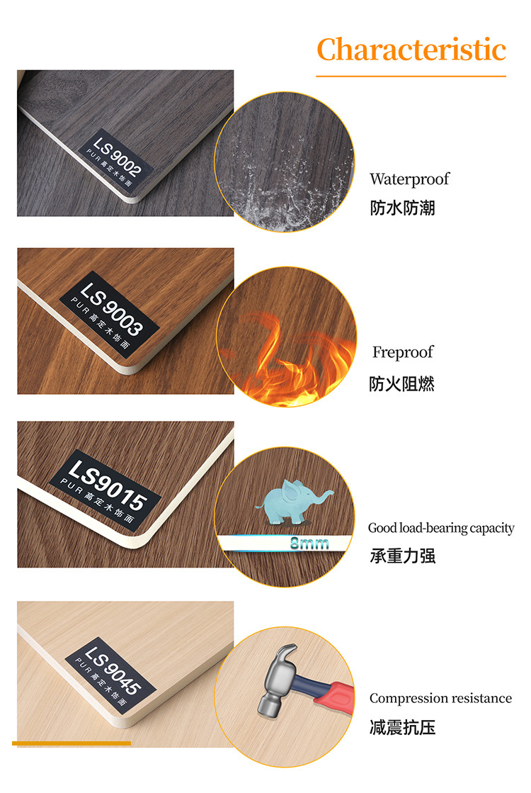 Indoor Decorative PVC Wall Panels Indoor Bamboo Charcoal Wood Grain Wall Panels