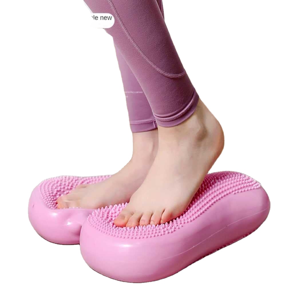 Yoga Air Balance Cushion Board Inflatable Stepper PVC Foot Balance Pedal Multifunctional