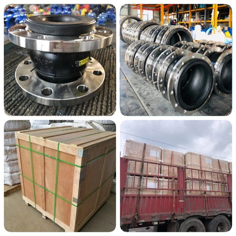 Stainless steel rubber expansion joints are corrosion resistant and heat resistant, suitable for corrosive environments such as chemical industry and