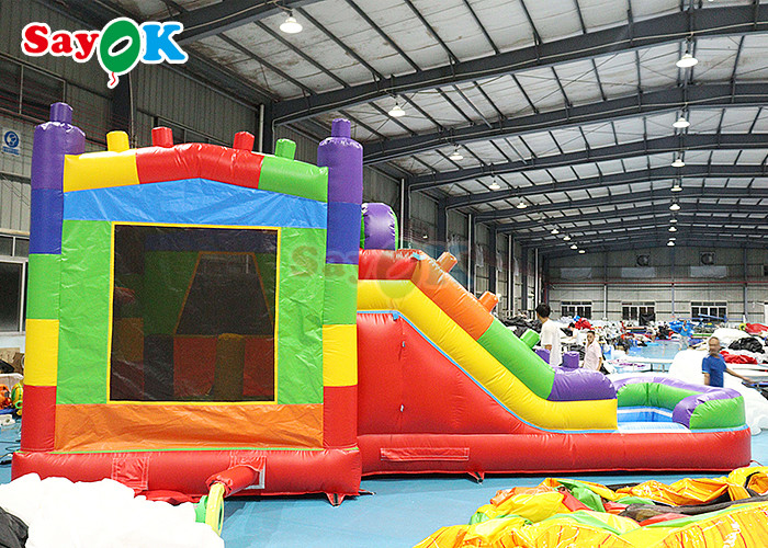 Commercial Inflatable Water Bounce Giant Funny Backyard Bounce House Slide