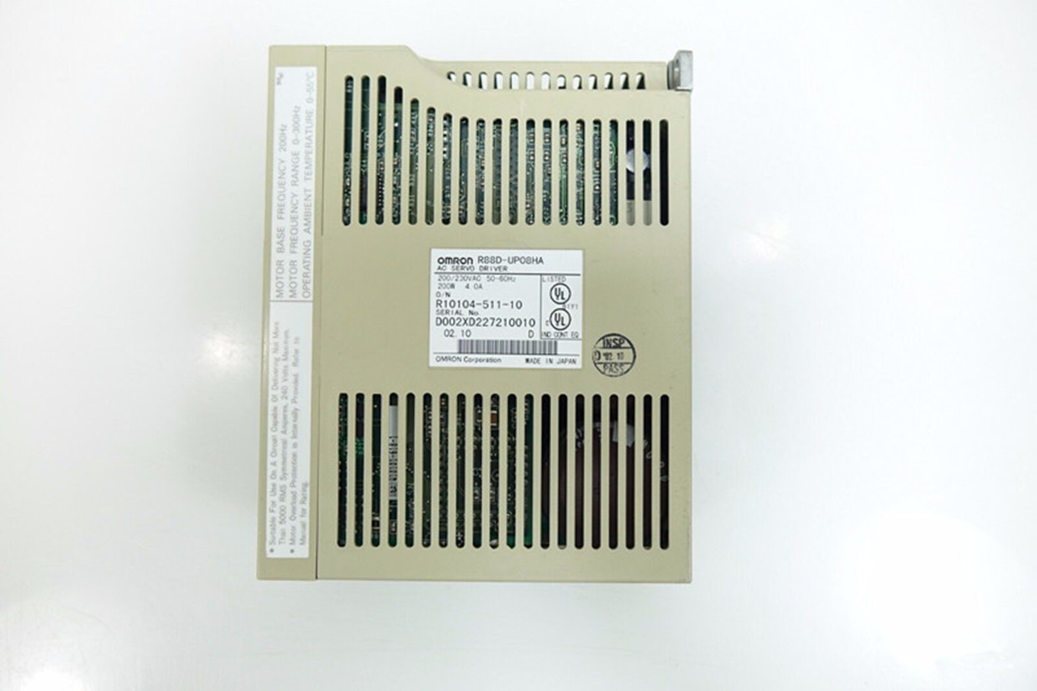 R88D-UP08HA omron 200w power output digital control AC servo driver
