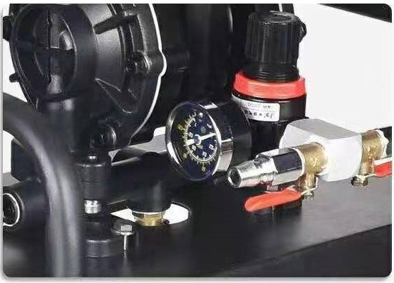 DN80 Sulfuric Air Operated Transfer Pump , Pneumatic Double Diaphragm Pump