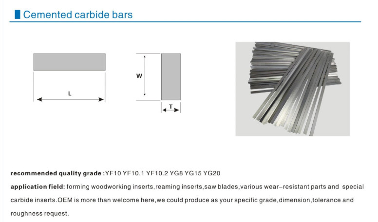 Blank Cemented Tungsten Carbide Wear Plates HIP Sintered With High Hardness