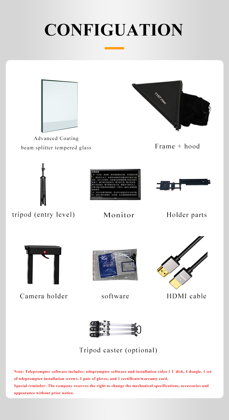 Tablet Teleprompter Perfect for TIK Tok Studio and Live Broadcasts