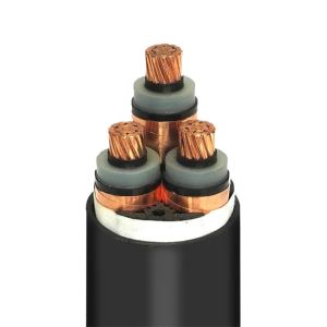 Buy cheap 11KV 22KV 33KV Medium Voltage Cable XLPE/Vinyl/Cu 3 Core product