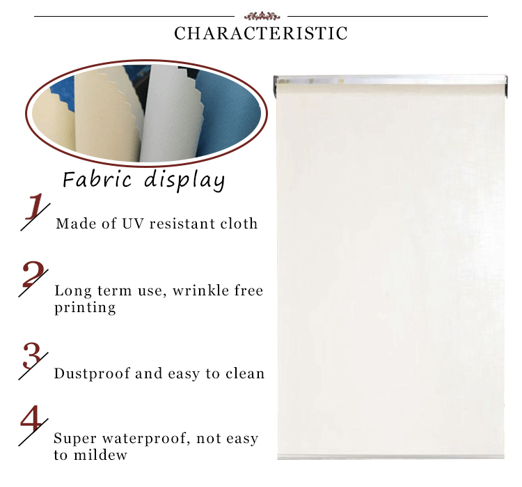 Roller blinds , Window blinds roller blinds fabric 100% polyester blackout roller blinds fabric ready made roller zebra