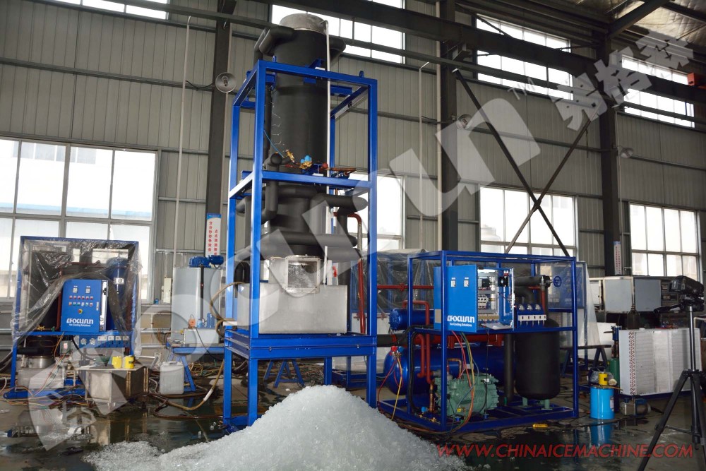 10T Tube Ice Making Machine With Bitzer Compressor for Hotels Bars and Coffee Shops