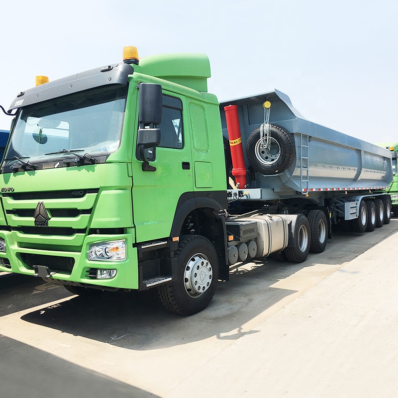 U Type Tipper Dump Trailer Dump Truck 3 Axle 40 Cbm 60 Tons 70 Tons Tipper Semi Trailer