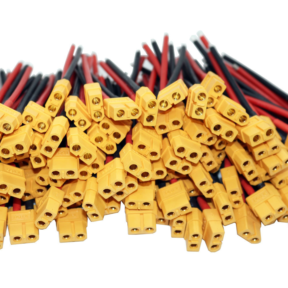 RC Battery Cable Amass XT90 XT60 XT30 T-Plug Connector Male Female Connector Professional Cable Assembly Factory