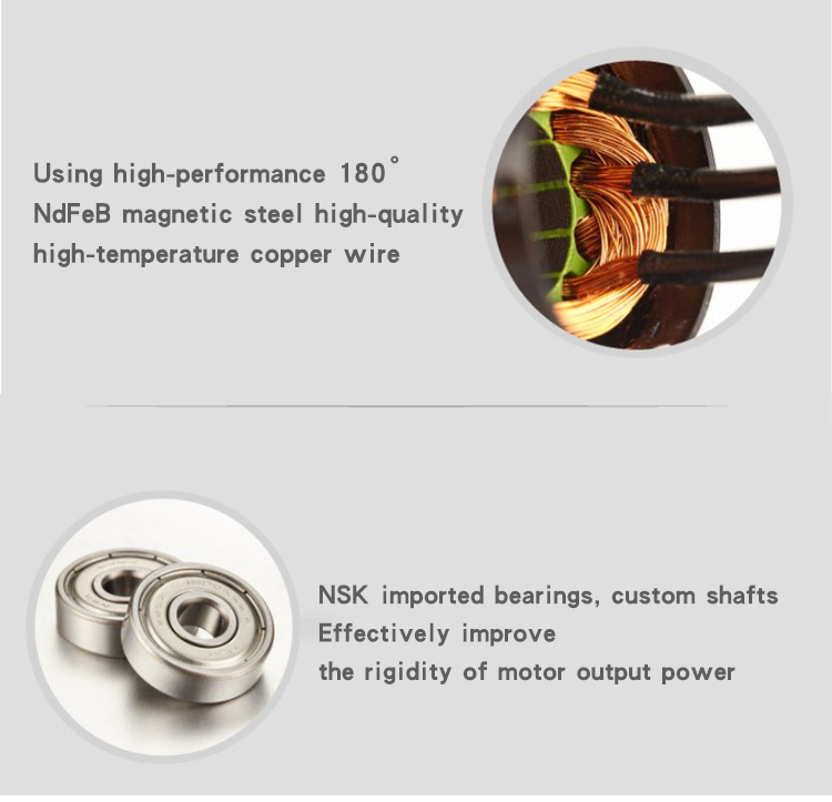 Brushless Dc Motor Faradyi Waterproof Low Power 24V 3300rpm Customized Brush Permanent Magnet Holder Hp Waterproof Motor IE 1