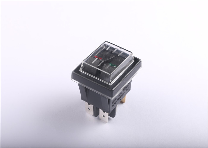 Waterproof 4 Pin Rocker Switch , KCD4-130FS On - Off Replacement Rocker Switch