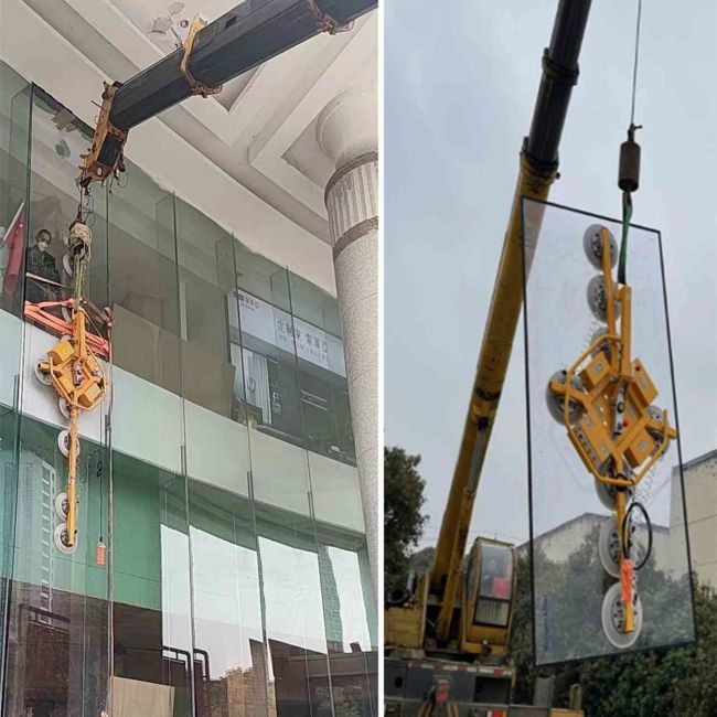 Battery Power Suction Cup Glass Lifting Equipments Electric Vacuum Glass Lifter