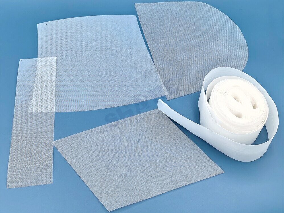 Filter mesh pieces