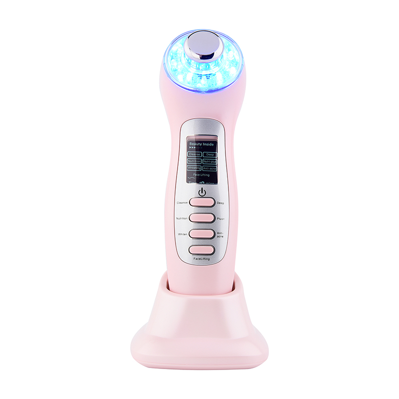 5V / 1A Home Beauty Equipment , Ion Face Massager Ion / Biowave Function
