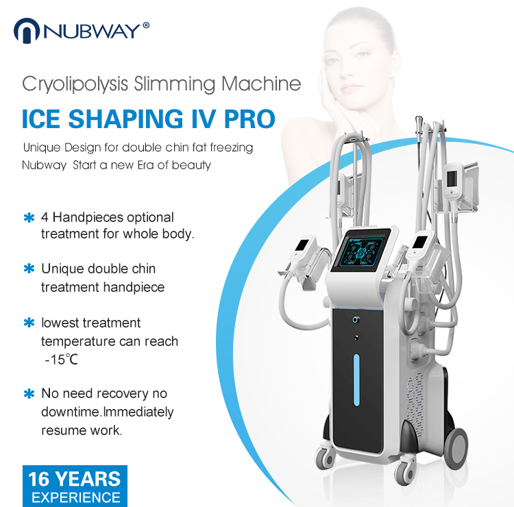 CE / FDA approved criolipolisis cool tech cryolipolysie 4 cryo handles cryolipolysis body shaping slimming machine
