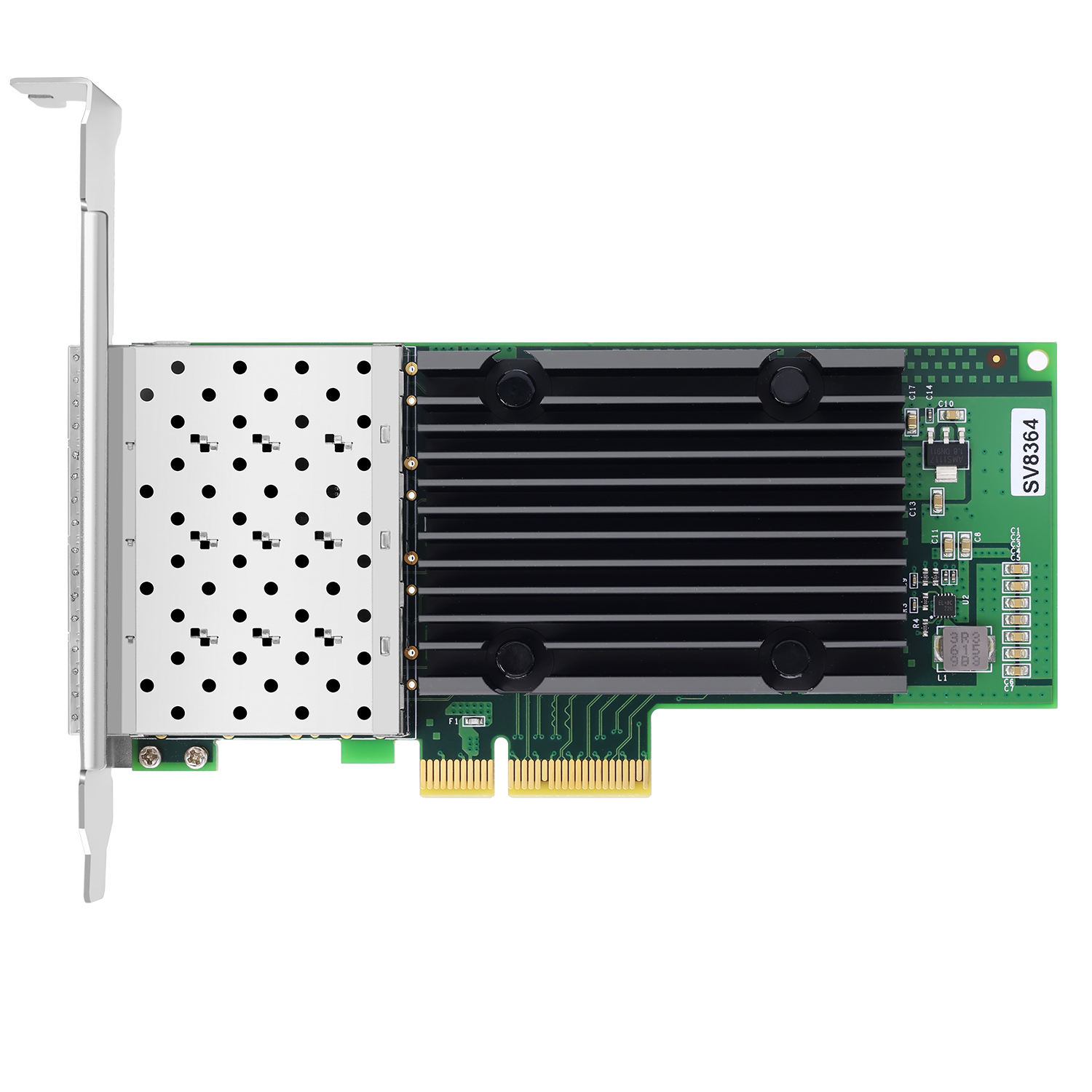 I350F4V20 SV8364 4 Port Pcie Network Card PCIe V2.1 5.0 GT/S X4 Lanes NHI350AM4