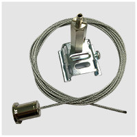 Nylon Coated Wire Rope Trash Can Lid Lock Metal Outdoor Trash Can Lock