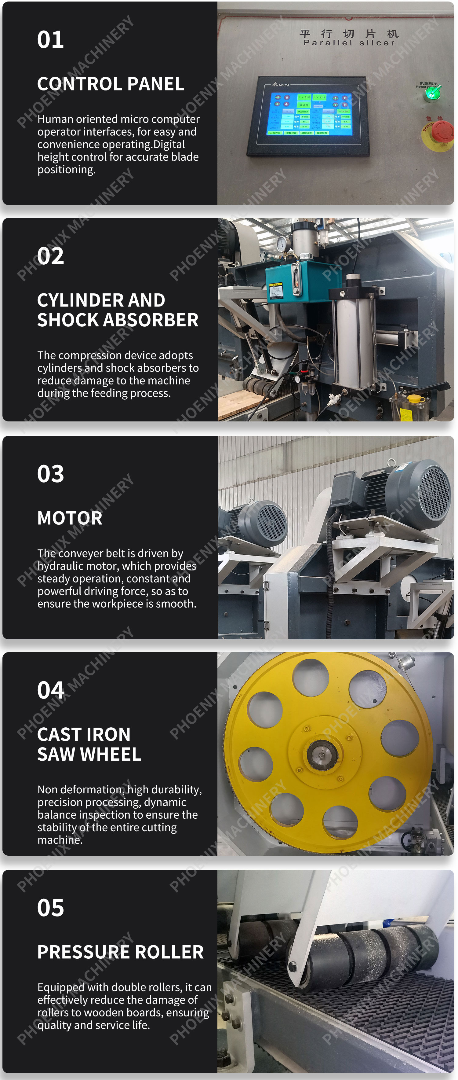 MJ400 Heavy duty automatic horizontal band saw machine for wood cutting weight 2500 KG