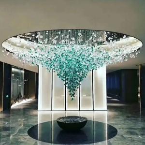 Buy cheap Custom Modern Hotel Lobby Chandelier LED Lighting Elegant Design product