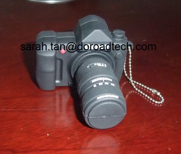 PVC Digital Camera Shaped USB Flash Drives with 100% Real Capacity Original Chip