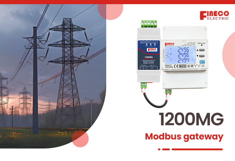ETHERNET Network 1200MG Modbus Gateway Modbus RTU to Modbus TCP Gateway