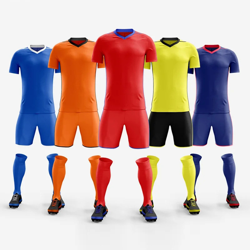 Custom Printing Adult Children Football Uniform Training Uniform Quick Dry Breathable Team Uniform Light Board Jersey Soccer