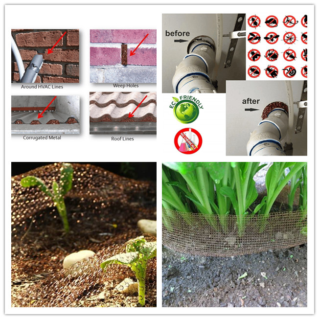Knitted Copper Wire Mesh Eco Friendly For Snake / Bat / Insect Control