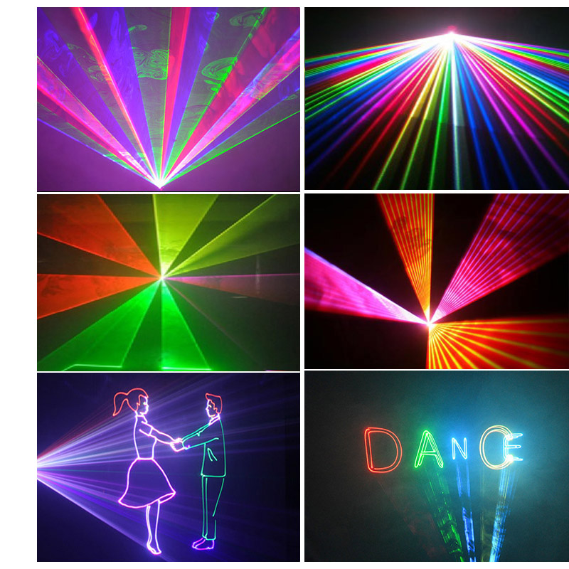 RGB Full Color Animation Laser Light Stage Show 5W IP33 IP Rating