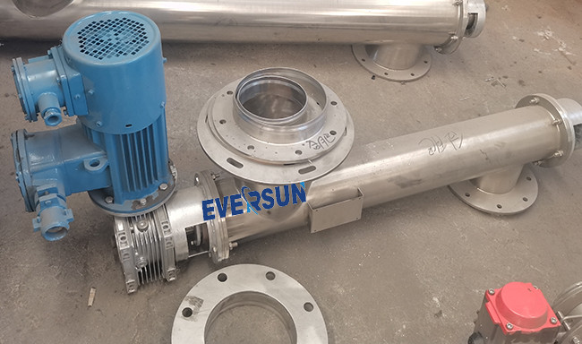 Electric Drive Type Small Screw Conveyor Auto Loader Concrete Screw Conveyor