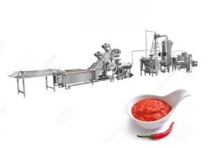 Buy cheap Commercial Hot Sauce Equipment  Chili Pepper Paste Grinding Machine Production Line product