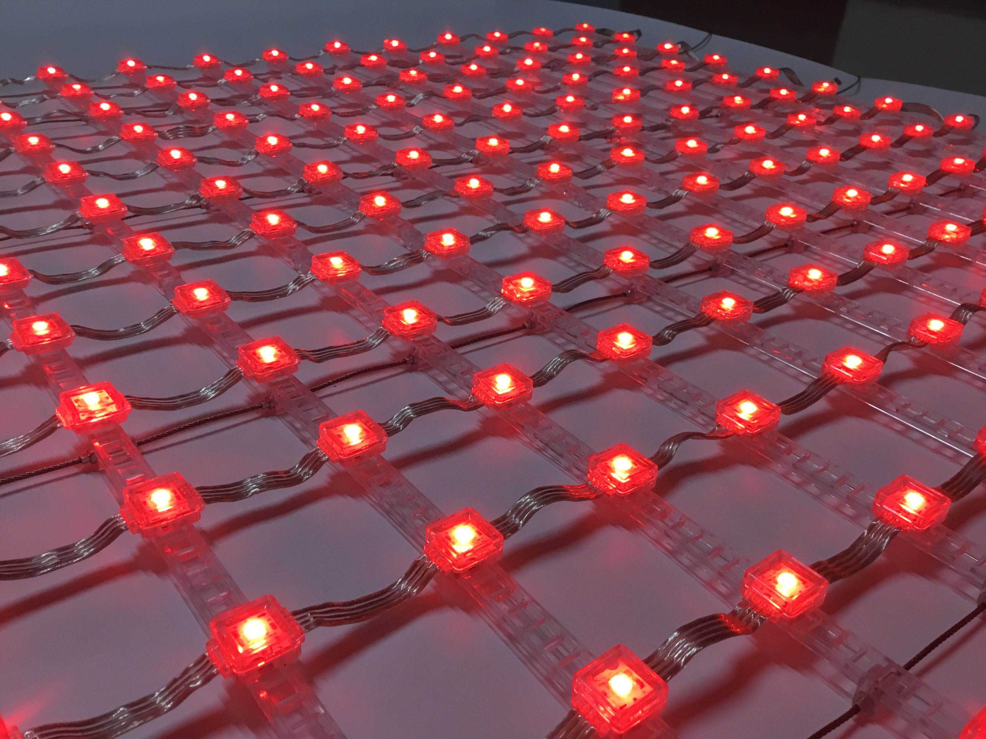 Soft LED Grid Screen 10mm Pixel Pitch for Shopping Mall Advertising