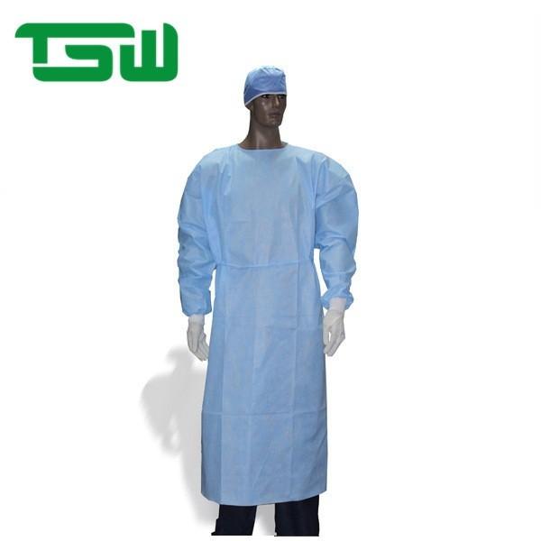 Personal Care 18gsm 40gsm Nonwoven Protective Gown