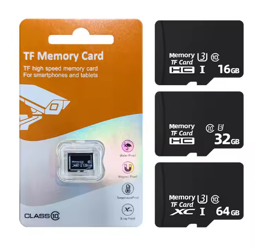 Real Capacity Class 10 Speed TF Memory Card 64GB / 32G / 128G / 512G Compatible for Mobile Phones and DVRs